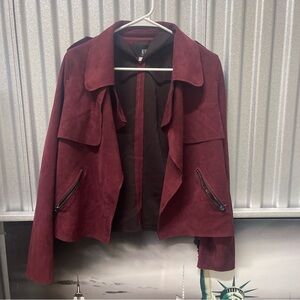 Kut from the kloth faux suede coat women’s med
